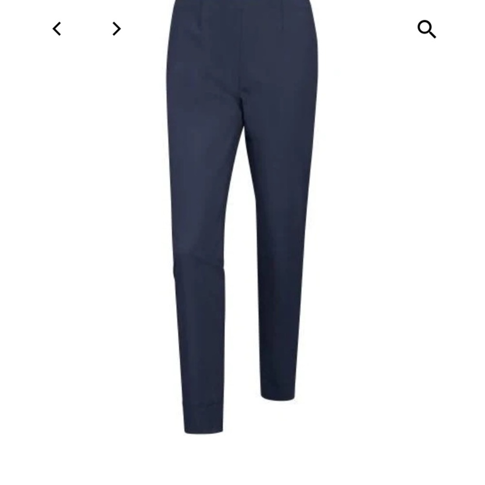 Rafaello Rossi ‘Penny’ 6/8 Tapered Leg Black Pants Office to Casual Size 6